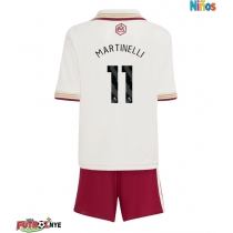 Camiseta Arsenal Gabriel Martinelli #11 Tercera Equipación para niños 2025-26 manga corta (+ pantalones cortos)